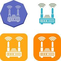 Router Icon Design vector