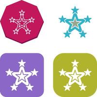 diseño de icono de estrella vector