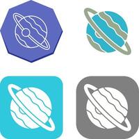 diseño de icono de planeta vector