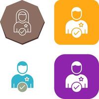 Candidate Icon Design vector