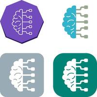 Brain Icon Design vector