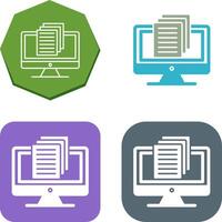 Document Icon Design vector
