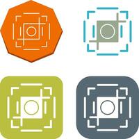 Crop Icon Design vector