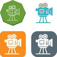 Movie camera Icon Design vector