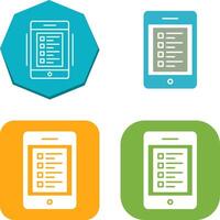 Online Test Icon Design vector