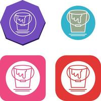 Paint Bucket Icon Design vector