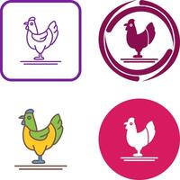 Poultry Icon Design vector