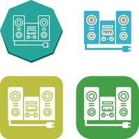 Stereo Icon Design vector