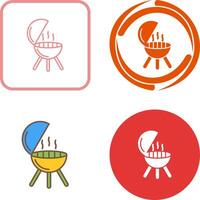 barbacoa icono diseño vector