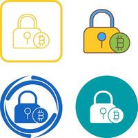 Lock Icon Design vector