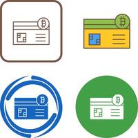 Credit Card Icon Design vector