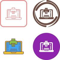 Print Icon Design vector