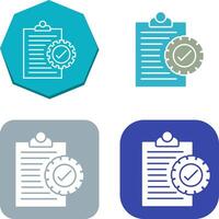 Check List Icon Design vector