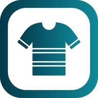 Shirt Glyph Gradient Corner Icon vector