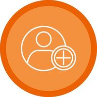 Add Line Multi Circle Icon vector