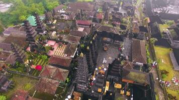 slow motion of some houses on the island of Bali video