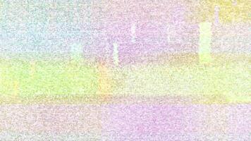 Abstract Animation Color Glitch grainy Wall. Concept Multicolor Pattern. Trendy Beautiful Gradient Texture video