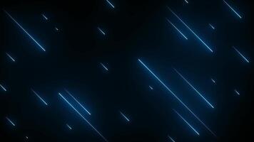 Starfall Neon Motion Graphic Infinite Seamless Background Obs Overlay And Streaming video