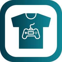 Tshirt Glyph Gradient Corner Icon vector