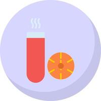 Heating Flat Bubble Icon vector
