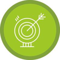 Target Line Multi Circle Icon vector