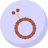 Beads Flat Bubble Icon vector