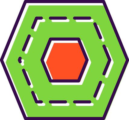 Nut filled Design Icon