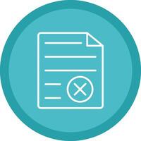 File Format Line Multi Circle Icon vector