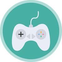 Controller Flat Multi Circle Icon vector