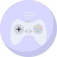 Controller Flat Bubble Icon vector