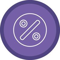 Divide Line Multi Circle Icon vector