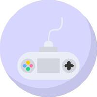 Console Flat Bubble Icon vector