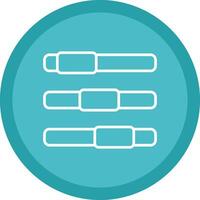 Progress Bar Line Multi Circle Icon vector