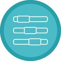 Progress Bar Line Multi Circle Icon vector