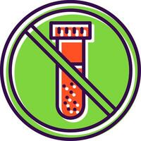 Prohibited Sign filled Design Icon vector