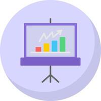 Training Flat Bubble Icon vector