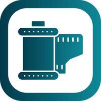 Cartridge Glyph Gradient Corner Icon vector