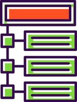 Program filled Design Icon vector