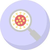Search Infaction Flat Bubble Icon vector