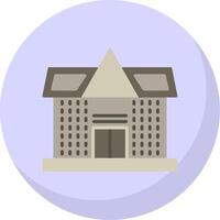 University Flat Bubble Icon vector