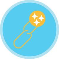 Clean URL Flat Multi Circle Icon vector