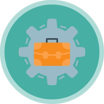 software desarrollo plano multi circulo icono vector