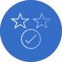 Rating Flat Bubble Icon vector