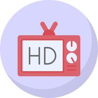 Hd Flat Bubble Icon vector