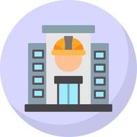 Building Flat Bubble Icon vector