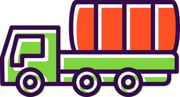 Lorry filled Design Icon vector