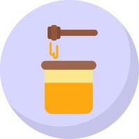 Honey Flat Bubble Icon vector