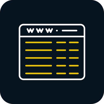 Web Programming Line Red Circle Icon