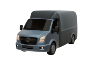 Truck cover van high quality 3d render png