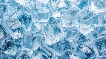 Ice cubes background, ice cube texture, ice wallpaper It makes me feel fresh and feel good. In the summer, ice. photo